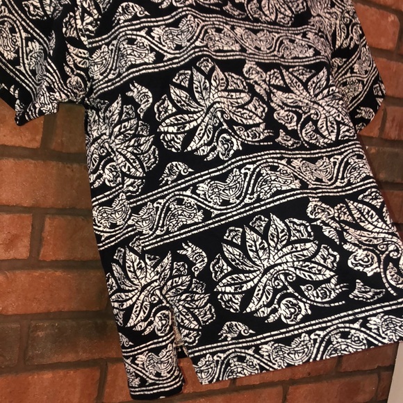 Black & white print t-shirt | Jaeger | Size M - Picture 3 of 4